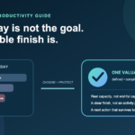 Workday capacity blocks flowing into one completed valuable outcome instead of a full activity list