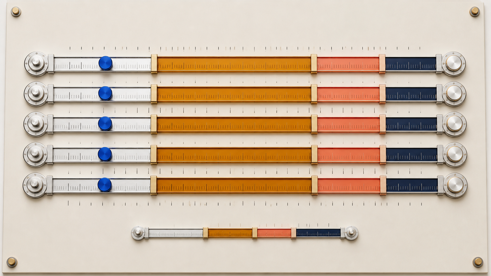 A relay token is delayed by one long waiting segment in a physical timing track